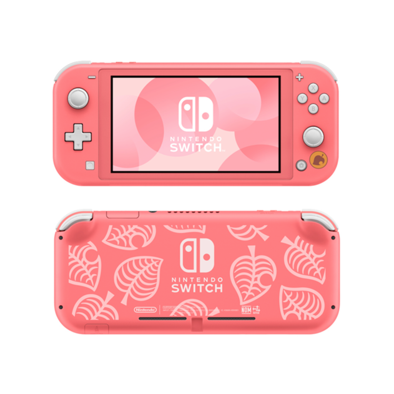 Nintendo Switch Lite Coral Animal Crossing Edition