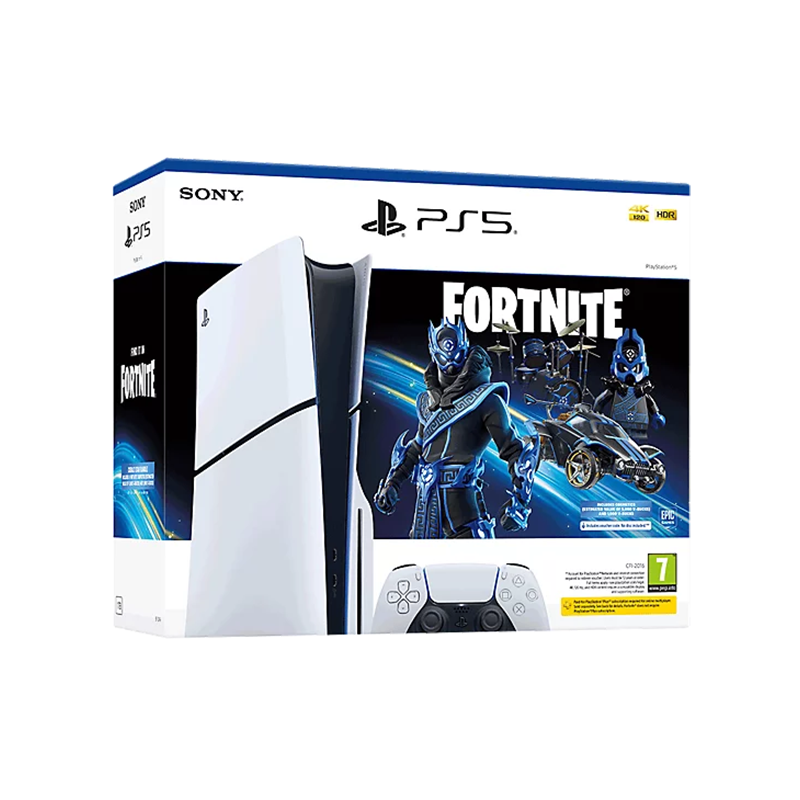 PS5 Slim 1TB Disc Edition FORTNITE Bundle USA Variant